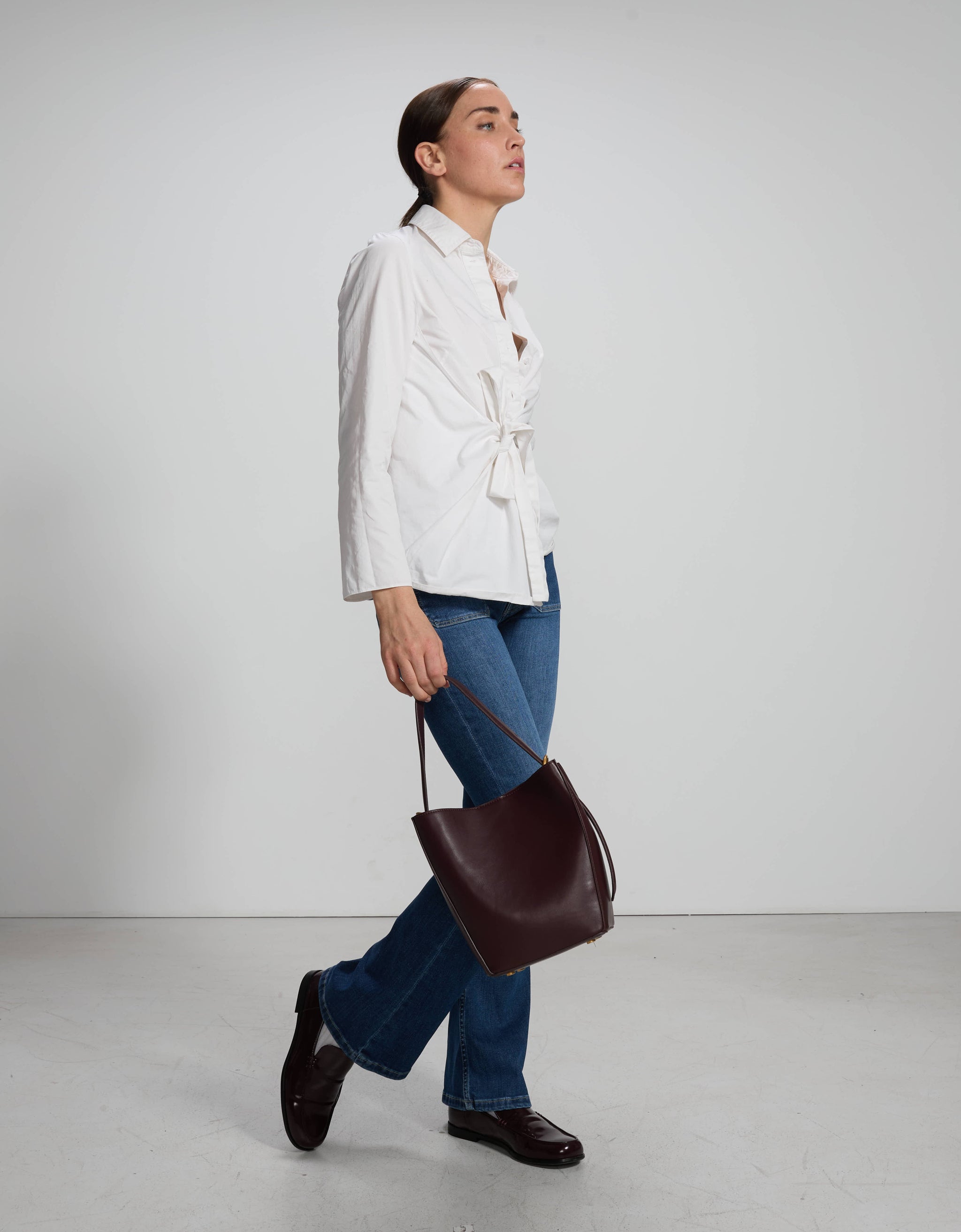 Anne Dark Blue - side view - ReikoParis