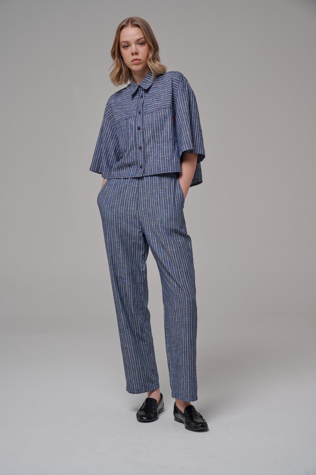 Clara Stripes Indigo