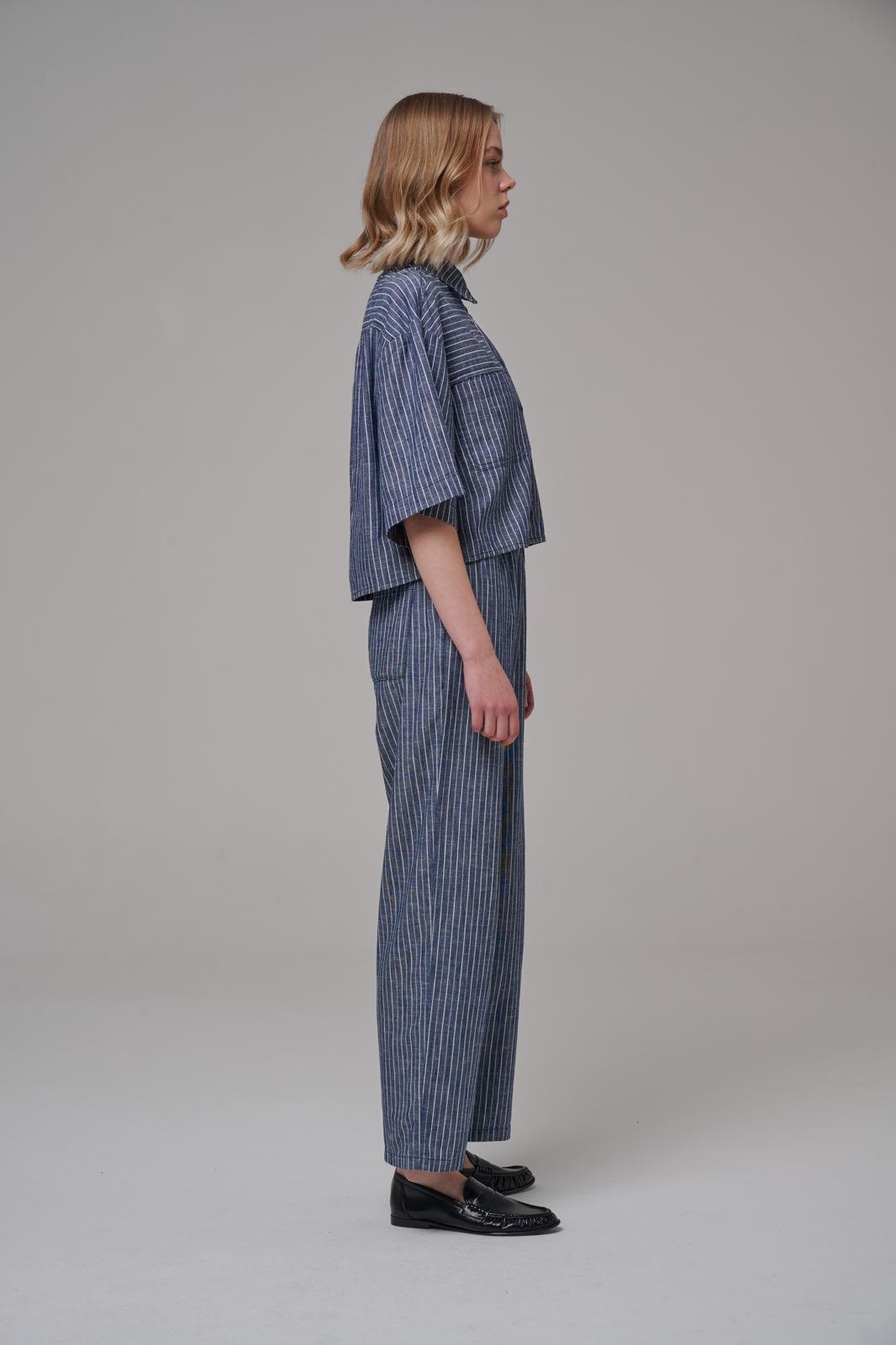 Clara Stripes Indigo