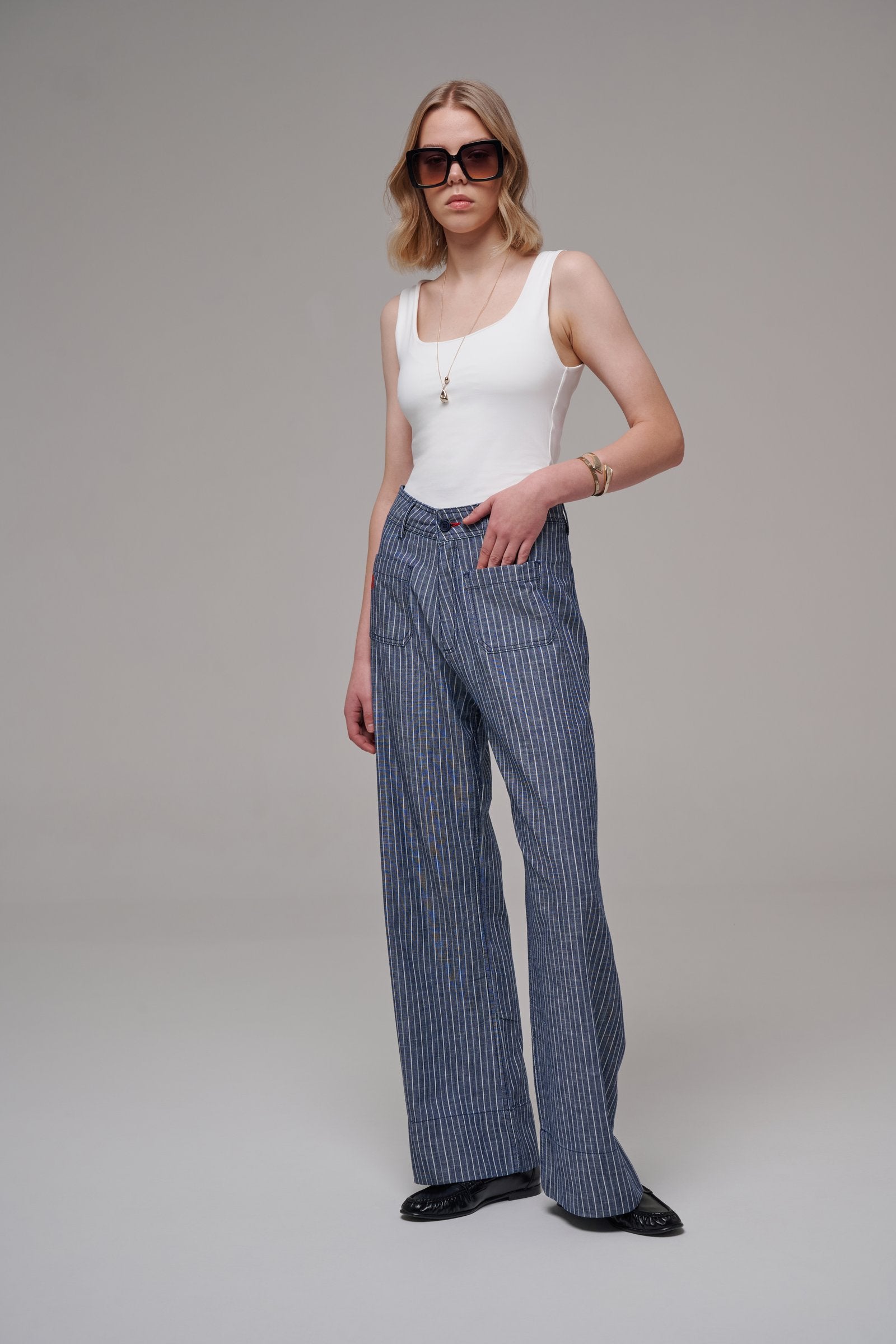 Gigi Stripes Indigo