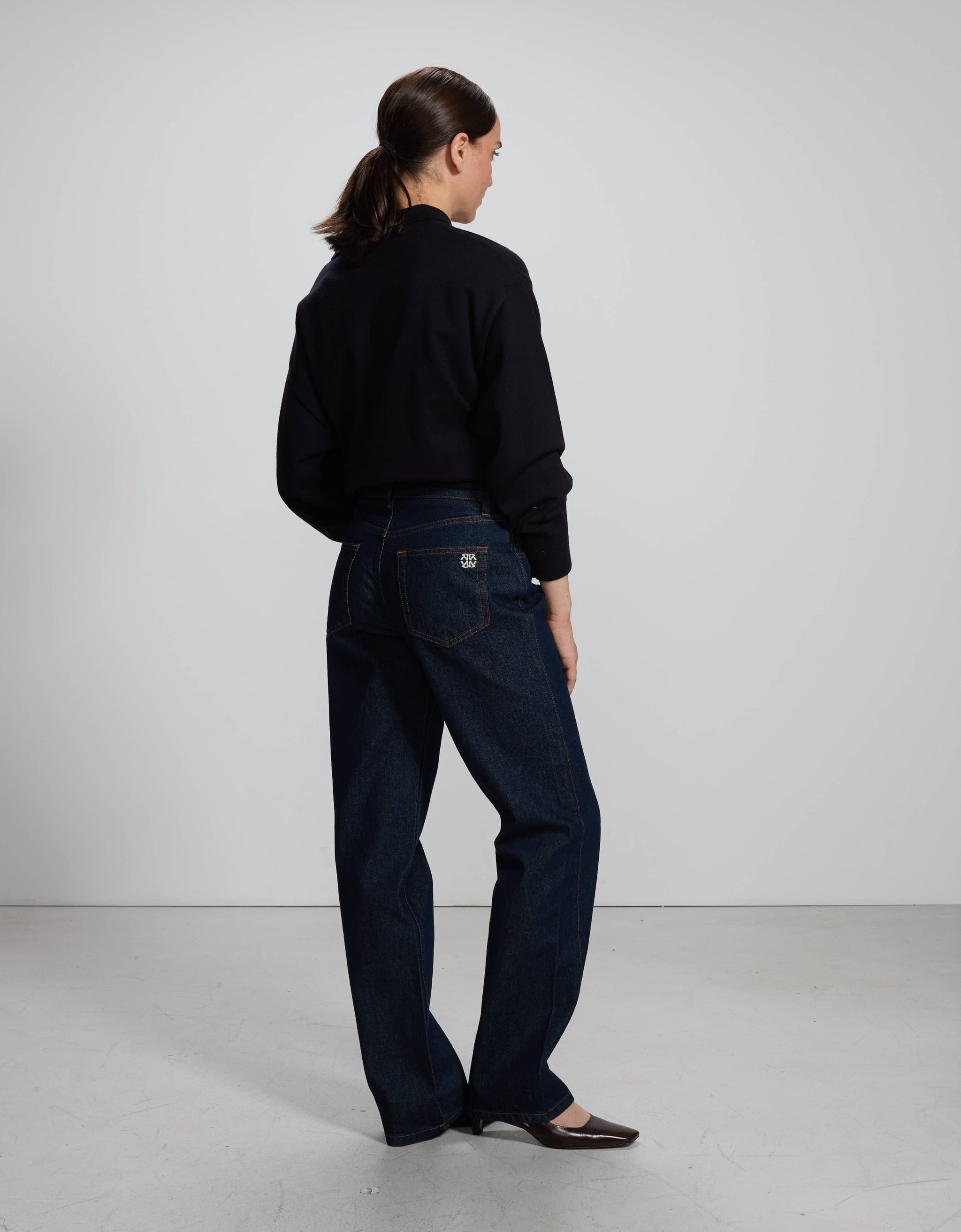 Gina Dark Blue - back view - ReikoParis