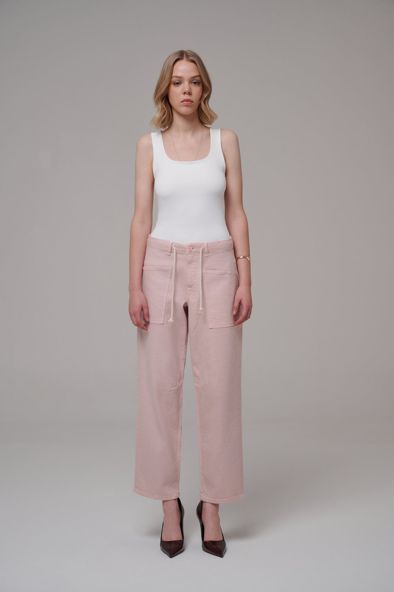 Harold Smocked Pink