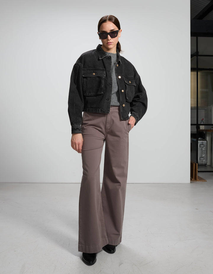 Lara Dull Grey - Wide Fit by ReikoParis