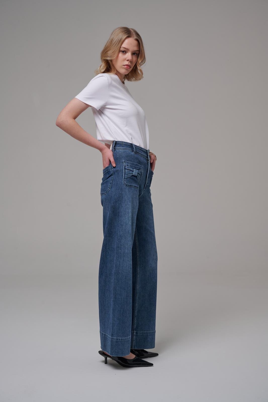 Lily Bow Dark Blue