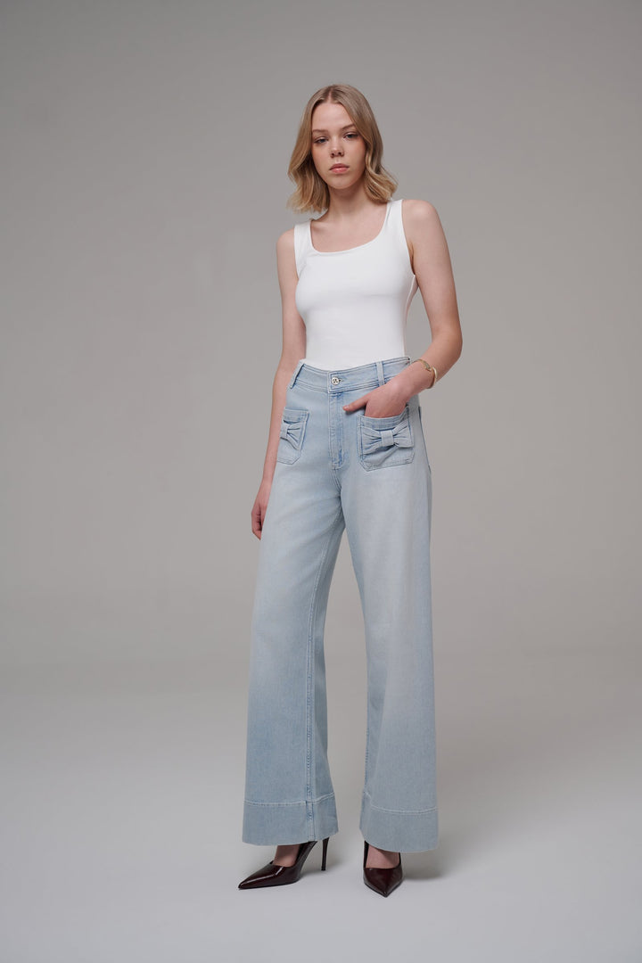 Lily Bow Light Blue