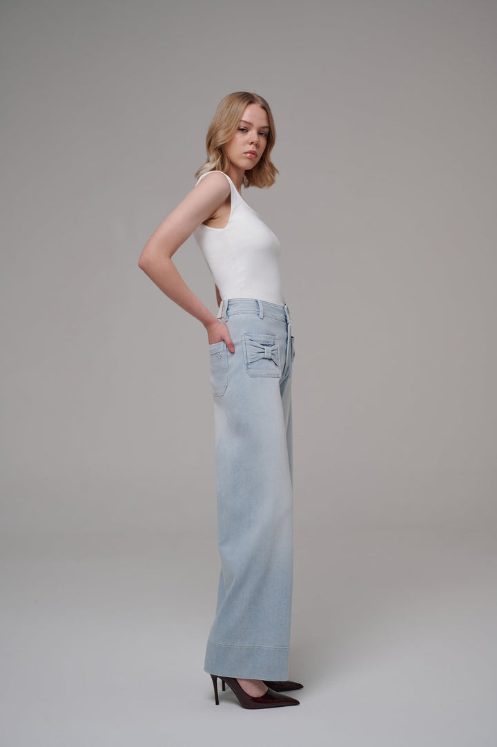Lily Bow Light Blue