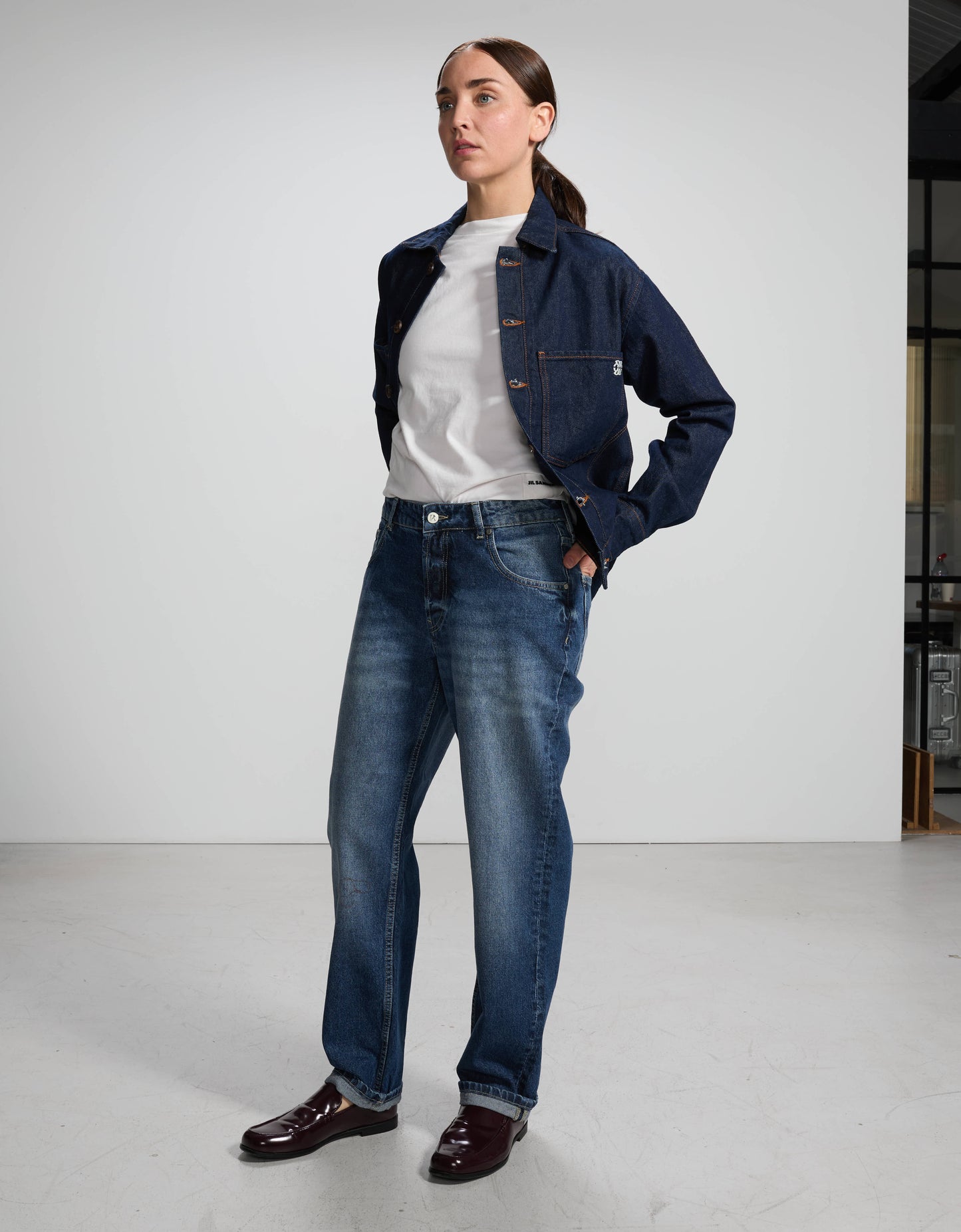 Paris Medium Blue - side view - ReikoParis
