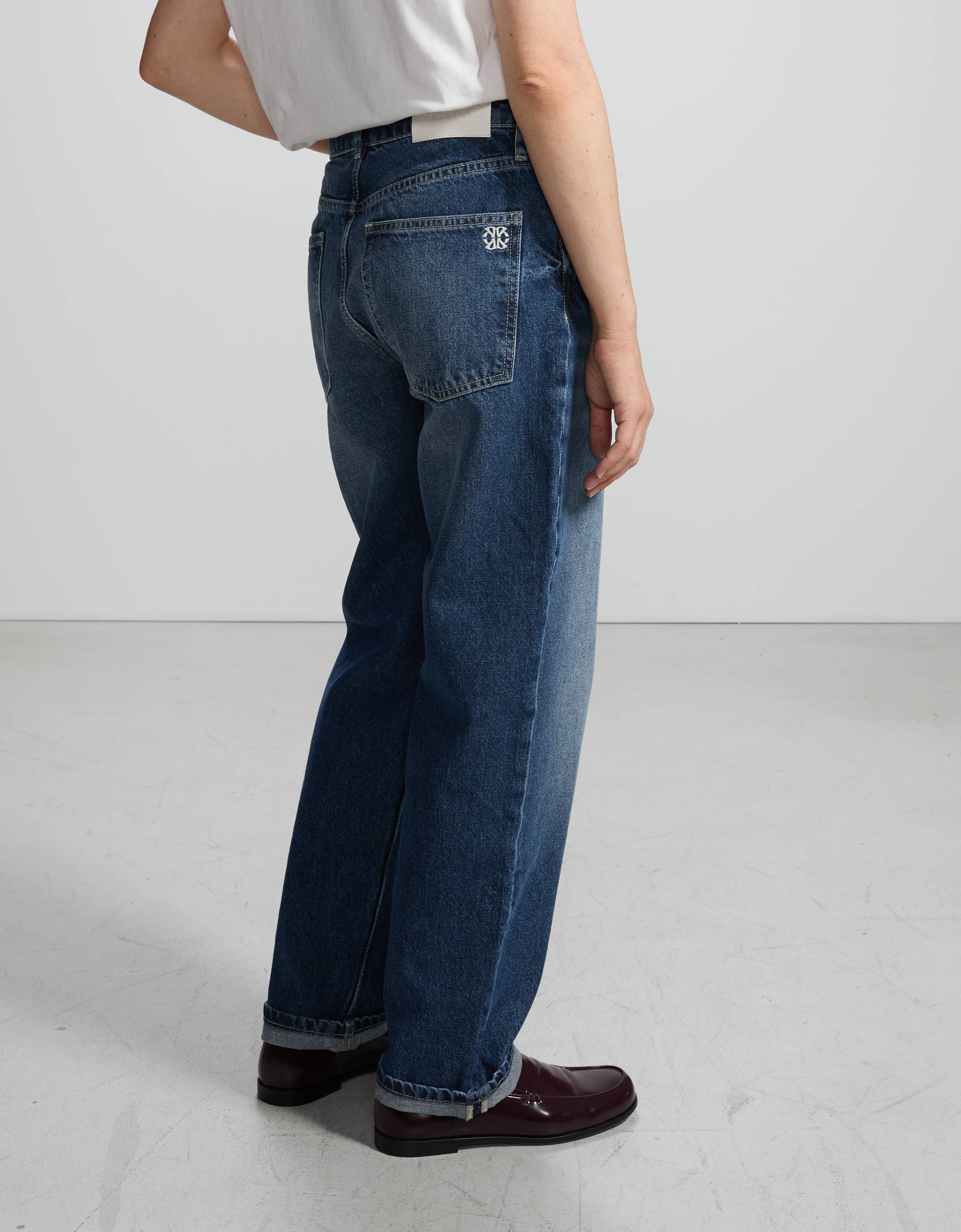 Paris Medium Blue - back view - ReikoParis