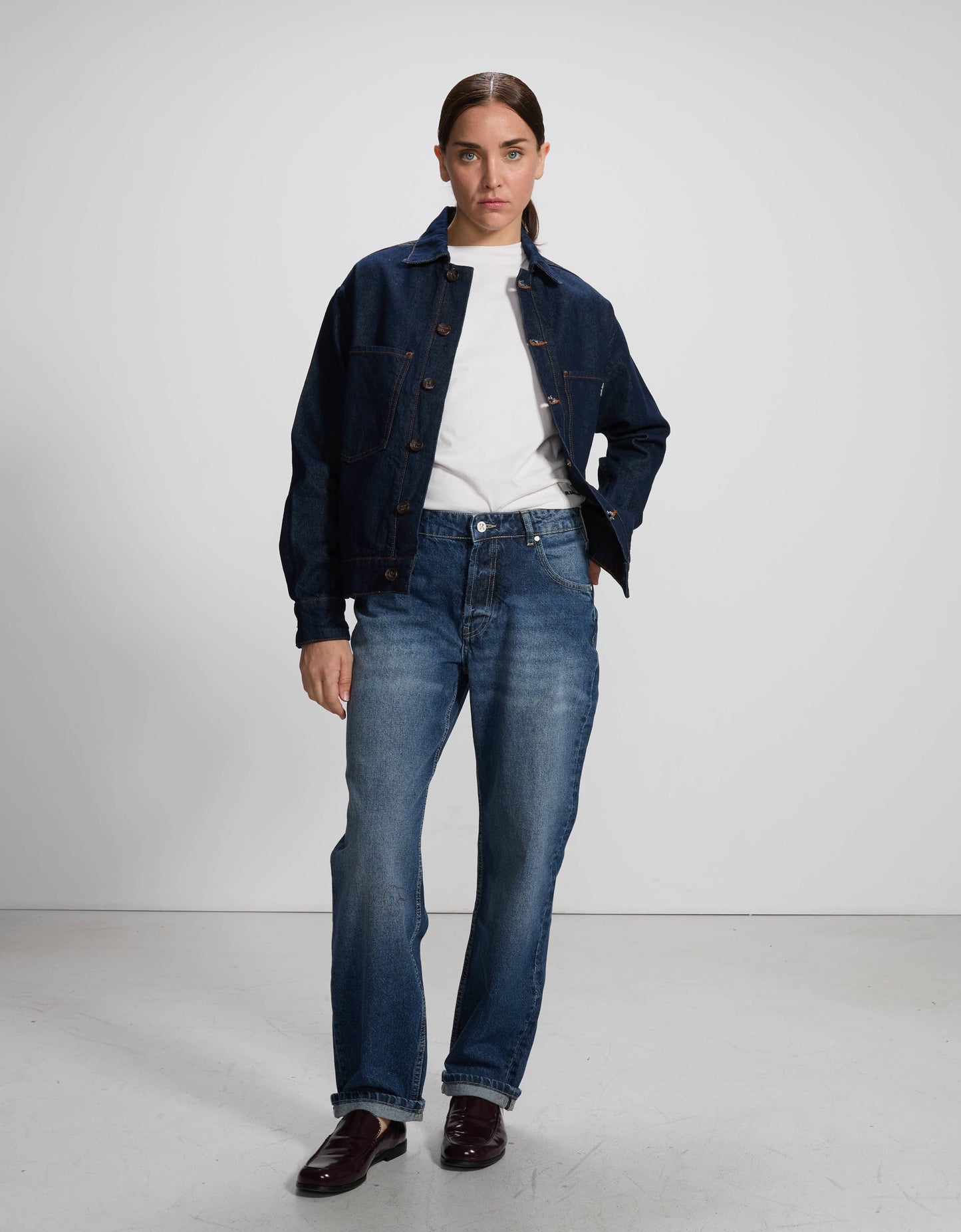 Paris Medium Blue - Boyfriend Fit by ReikoParis