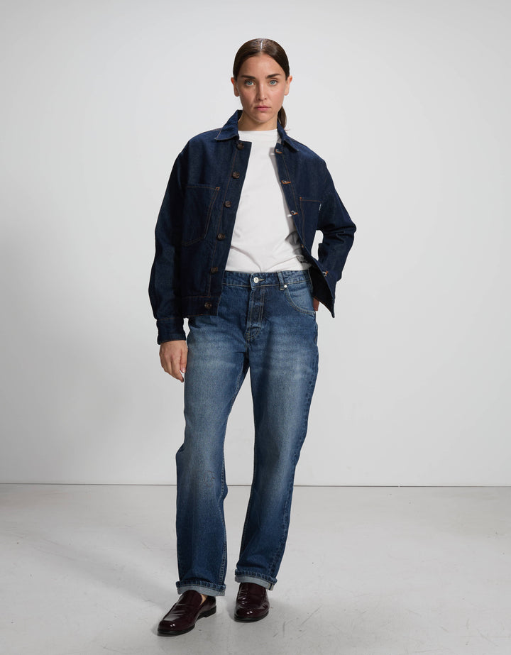 Paris Medium Blue - Boyfriend Fit by ReikoParis