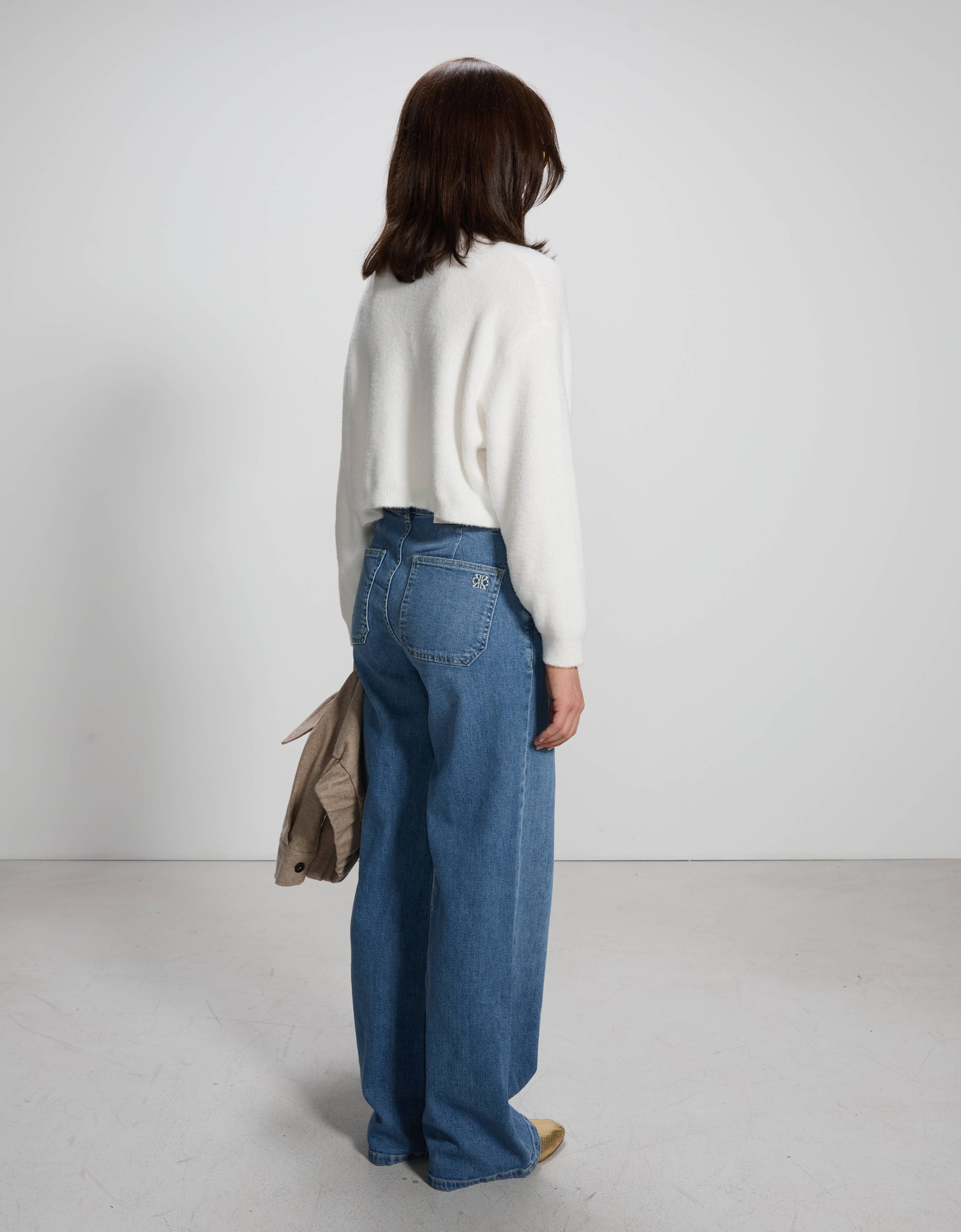 Pom Medium Blue - back view - ReikoParis
