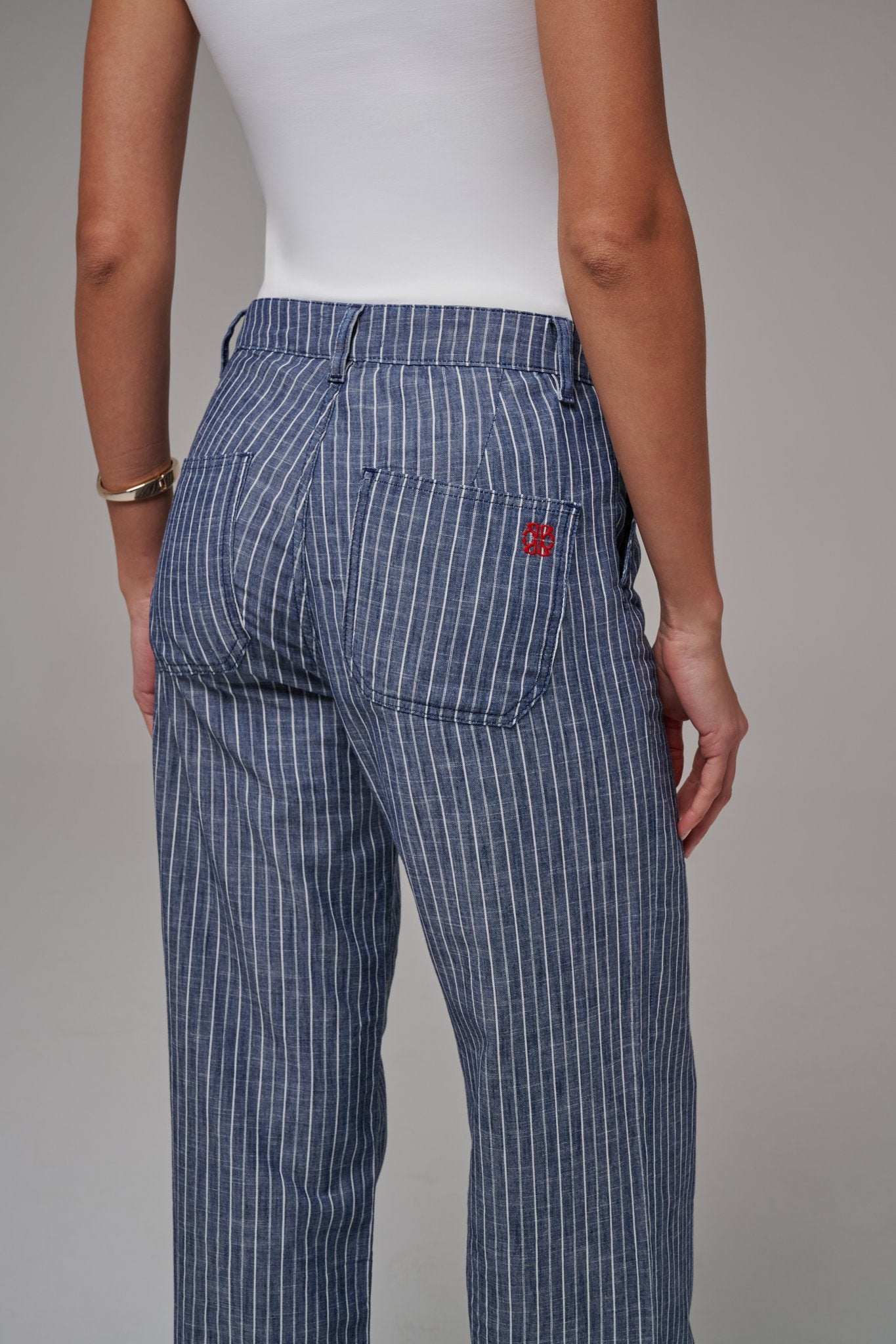 Pom Stripes Indigo